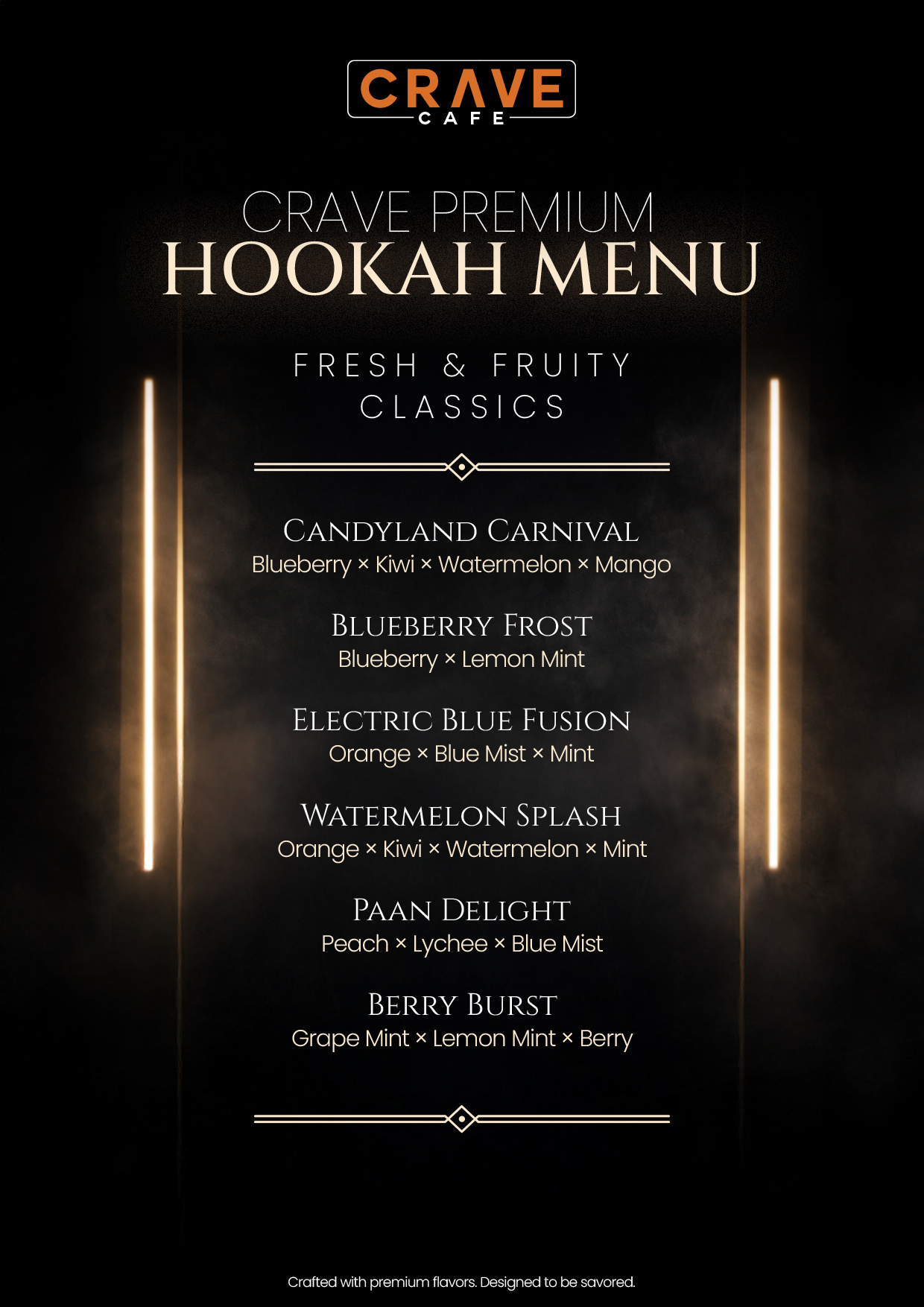 House Premium Menu